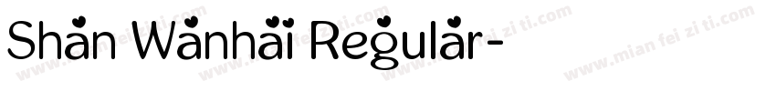 Shan Wanhai Regular字体转换